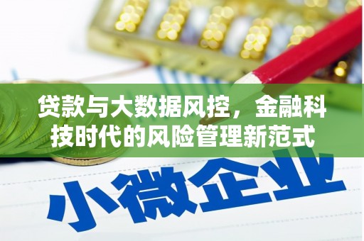 丹徒贷款与大数据风控，金融科技时代的风险管理新范式