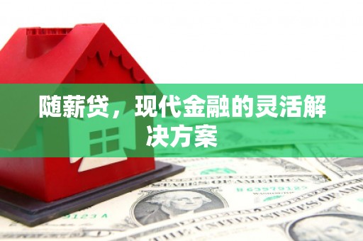 清镇随薪贷，现代金融的灵活解决方案