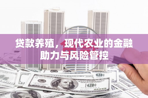 嘉禾贷款养殖，现代农业的金融助力与风险管控