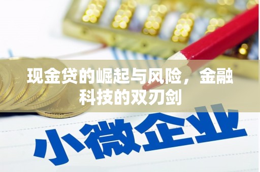 资溪现金贷的崛起与风险，金融科技的双刃剑