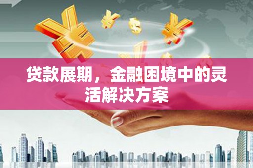 临沧贷款展期，金融困境中的灵活解决方案