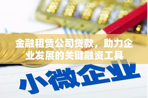 临翔金融租赁公司贷款，助力企业发展的关键融资工具