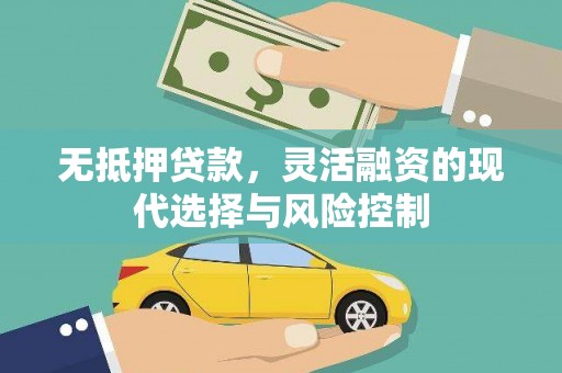 黑龙江无抵押贷款，灵活融资的现代选择与风险控制