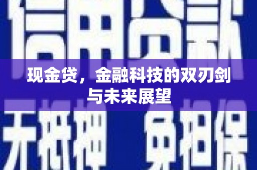 天水现金贷，金融科技的双刃剑与未来展望