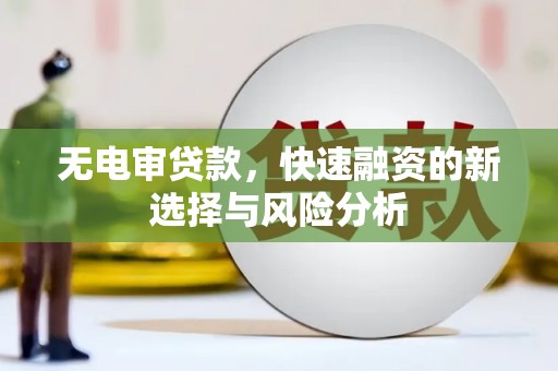 伽师无电审贷款，快速融资的新选择与风险分析