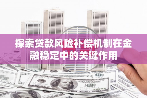 伍家岗探索贷款风险补偿机制在金融稳定中的关键作用